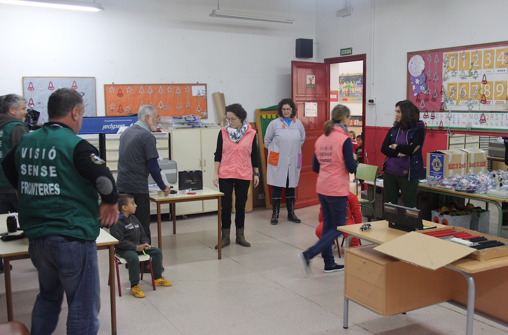 Revisión optométrica en el CEIP Les Arenes. El Cabanyal. Valencia